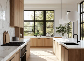 Trước khi bắt đầu phá dỡ, việc khảo sát kỹ căn bếp hiện tại là điều bắt buộc