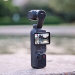 Màn hình và các nút điều khiển của camera Osmo Pocket 4 (Ảnh: Internet)
