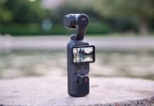 Màn hình và các nút điều khiển của camera Osmo Pocket 4 (Ảnh: Internet)