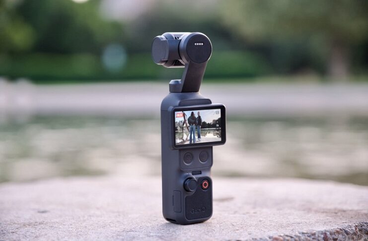 Màn hình và các nút điều khiển của camera Osmo Pocket 4 (Ảnh: Internet)