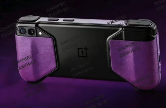 Hình ảnh rò rỉ về thiết bị chơi game cầm tay Android của OnePlus (Ảnh: Internet)