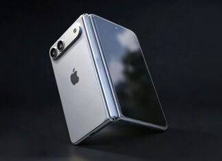 Hình ảnh dự đoán iPhone màn hình gập của Apple (Ảnh: Internet)