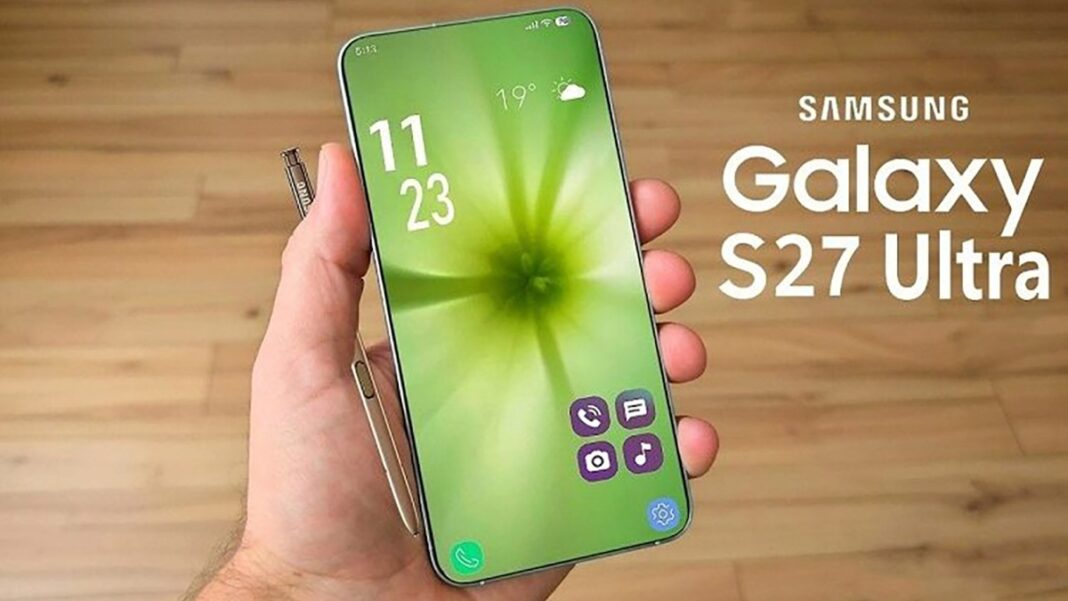 Hình ảnh dự đoán điện thoại Galaxy S27 Ultra (Ảnh: Internet)