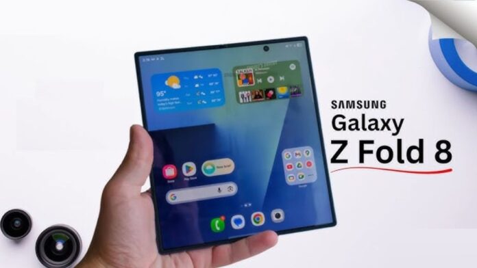 Hình ảnh dự đoán điện thoại màn hình gập Galaxy Z Fold 8 (Ảnh: Internet)