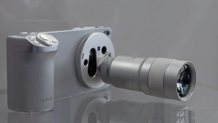 Điện thoại vivo X300 Ultra với ống kính tele mở rộng 400mm (Ảnh: Internet)