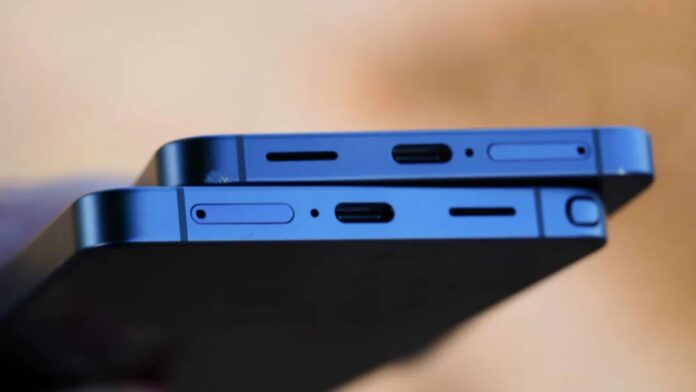 Khe cắm thẻ SIM và cổng USB-C của Galaxy S26 và Galaxy S26 Ultra (Ảnh: Internet)