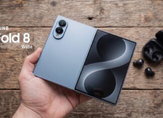 Hình ảnh dự đoán điện thoại gập Galaxy Z Fold 8 Wide của Samsung (Ảnh: Internet)