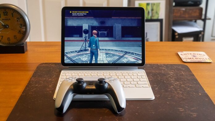 iPad Air M4 chơi game Control (Ảnh: Internet)