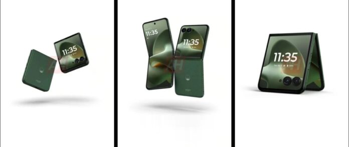 Hình ảnh tiết lộ điện thoại Motorola Razr Plus 2026 (Ảnh: Internet)