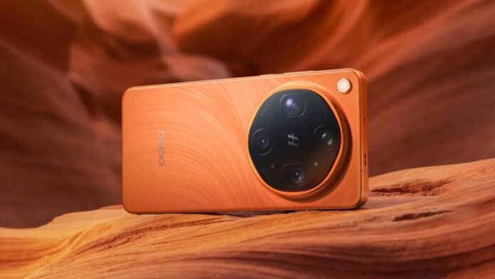 Điện thoại OPPO Find X9 Ultra phiên bản màu Canyon Orange (Ảnh: Internet)