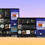 Giao diện mới của Spotify trên máy tính bảng (Ảnh: Internet)