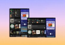 Giao diện mới của Spotify trên máy tính bảng (Ảnh: Internet)