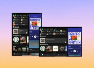 Giao diện mới của Spotify trên máy tính bảng (Ảnh: Internet)