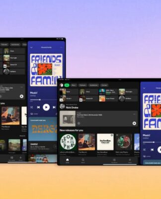 Giao diện mới của Spotify trên máy tính bảng (Ảnh: Internet)