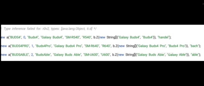 Galaxy Buds Able xuất hiện trong đoạn mã của ứng dụng (Ảnh: Internet)