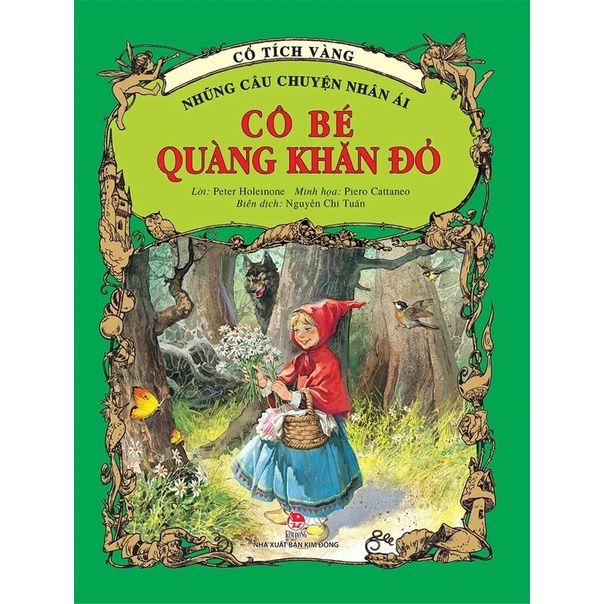 Truyện Cô bé quàng khăn đỏ. Nguồn: Internet
