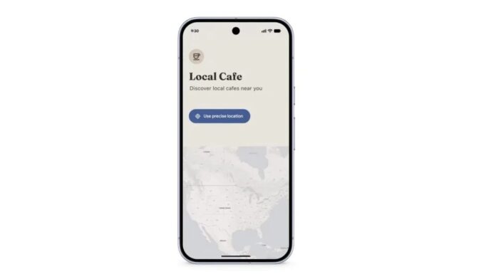 Tính năng chia sẻ vị trí chính xác tạm thời trên Android 17 (Ảnh: Internet)