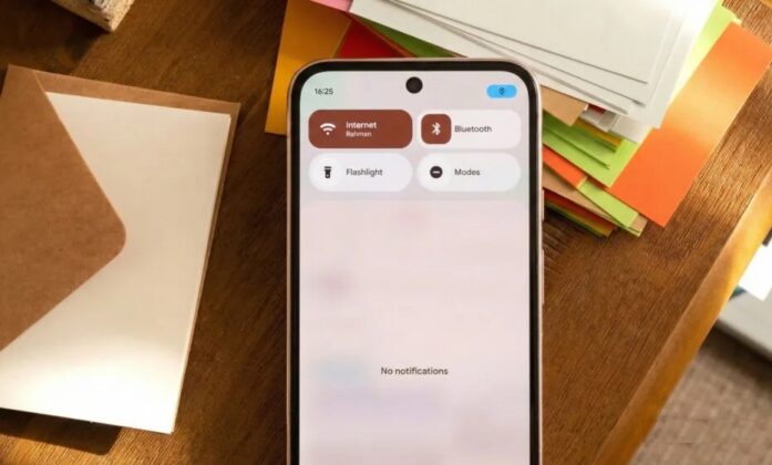 Chỉ báo quyền riêng tư vị trí Android trên điện thoại Pixel 9 Pro (Ảnh: Internet)