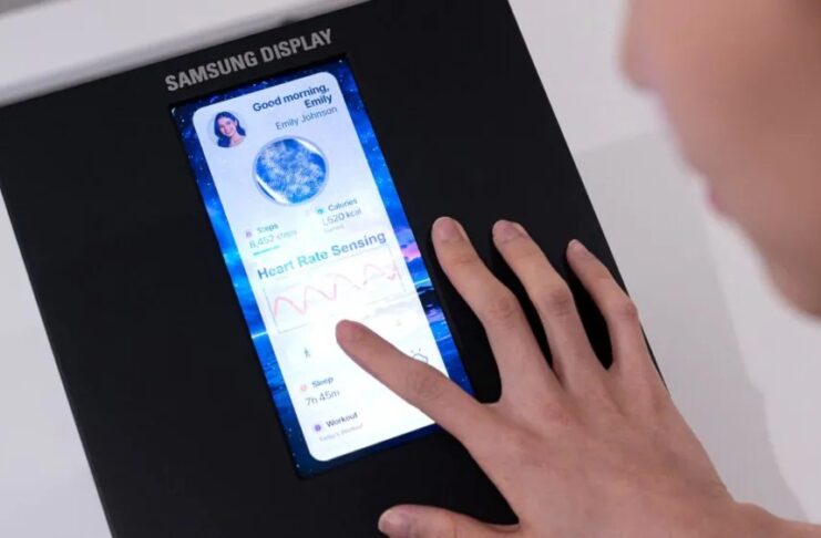 Công nghệ màn hình Sensor OLED của Samsung (Ảnh: Internet)
