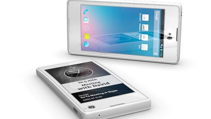 Điện thoại Yotaphone (Ảnh: Internet)