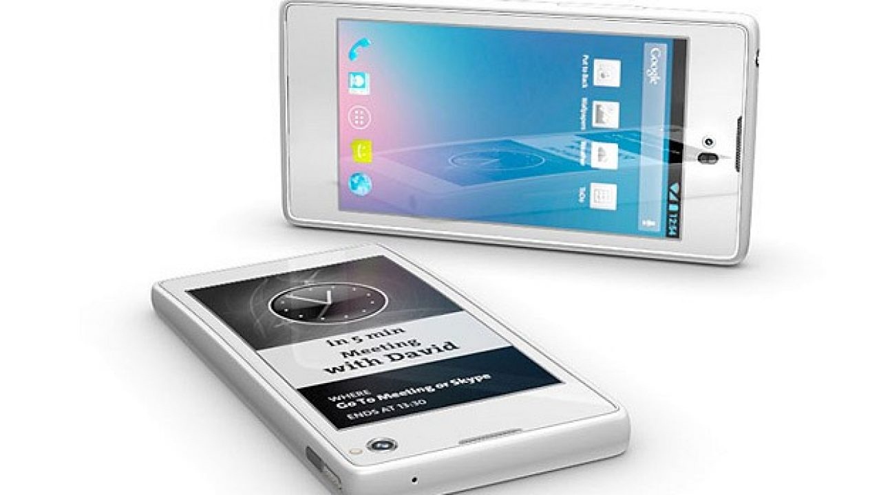 Điện thoại Yotaphone (Ảnh: Internet)