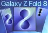 Hình ảnh dự đoán điện thoại màn hình gập Galaxy Z Fold 8 của Samsung (Ảnh: Internet)