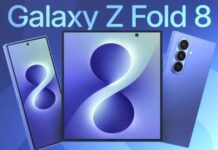 Hình ảnh dự đoán điện thoại màn hình gập Galaxy Z Fold 8 của Samsung (Ảnh: Internet)