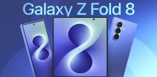 Hình ảnh dự đoán điện thoại màn hình gập Galaxy Z Fold 8 của Samsung (Ảnh: Internet)
