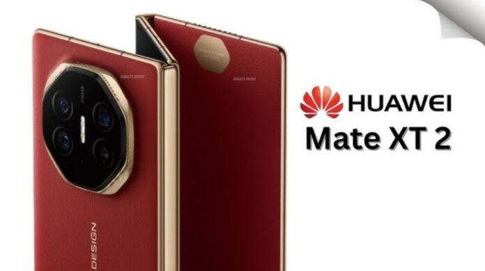 Hình ảnh dự đoán điện thoại gập 3 màn hình HUAWEI Mate XT 2 (Ảnh: Internet)