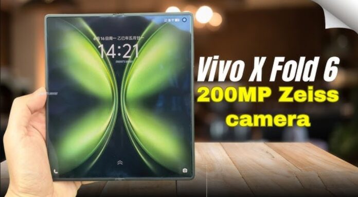 Hình ảnh dự đoán điện thoại màn hình gập Vivo X Fold 6 (Ảnh: Internet)