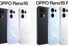 Dòng điện thoại OPPO Reno16 (Ảnh: Internet)