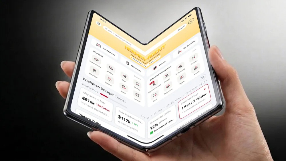 Trợ lý ảo Hermes của điện thoại Vertu AlphaFold (Ảnh: Internet)