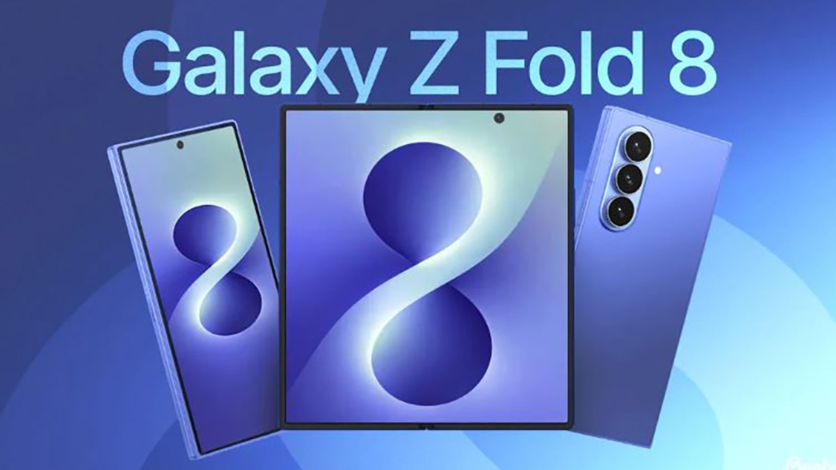 Hình ảnh dự đoán điện thoại màn hình gập Galaxy Z Fold 8 (Ảnh: Internet)