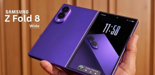 Hình ảnh dự đoán điện thoại màn hình gập Galaxy Z Fold 8 Wide (Ảnh: Internet)
