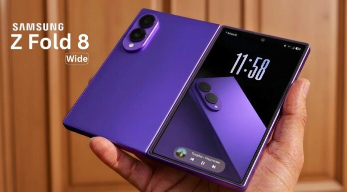 Hình ảnh dự đoán điện thoại màn hình gập Galaxy Z Fold 8 Wide (Ảnh: Internet)
