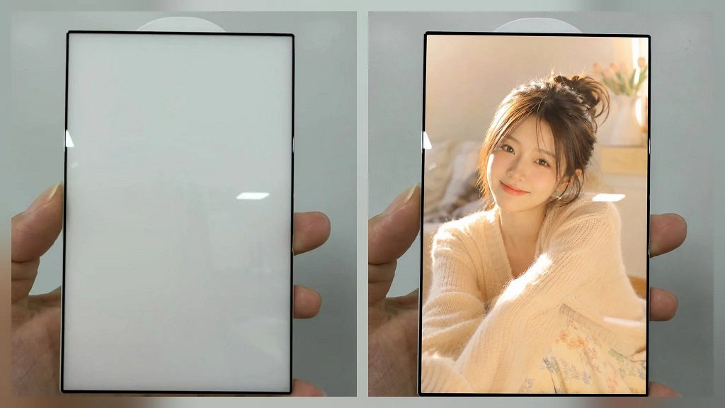 Hình ảnh tiết lộ miếng dán màn hình cường lực cho điện thoại gập Galaxy Z Fold 8 Wide (Ảnh: Internet)
