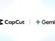 CapCut và Gemini (Ảnh: Internet)