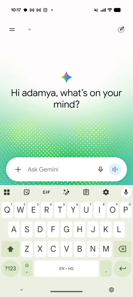 Thiết kế mới của ứng dụng Gemini (Ảnh: Internet)