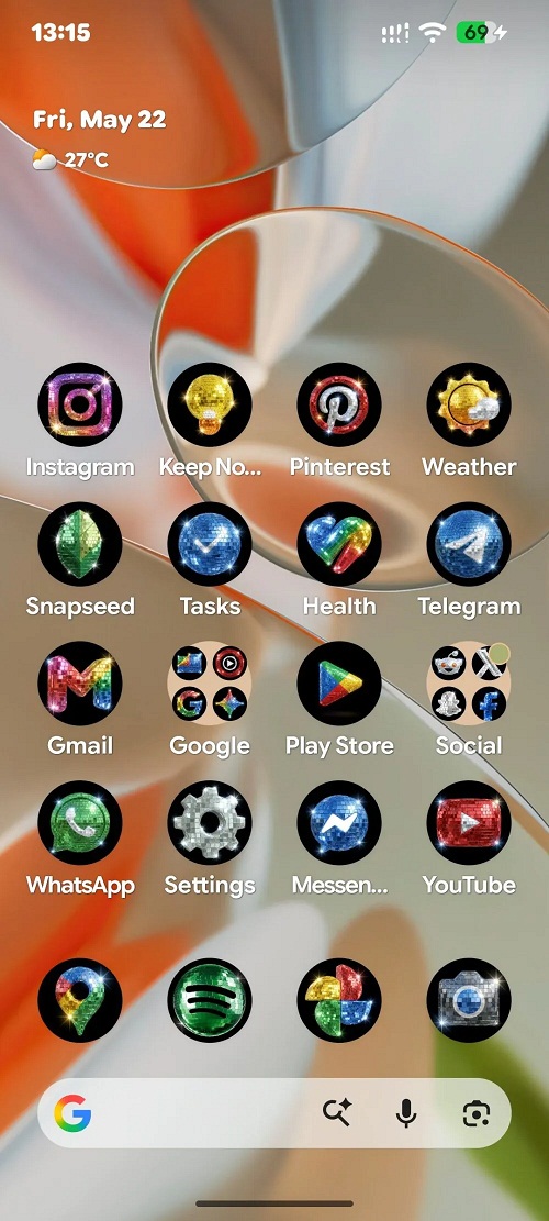 Các biểu tượng disco cho ứng dụng Android (Ảnh: Internet)