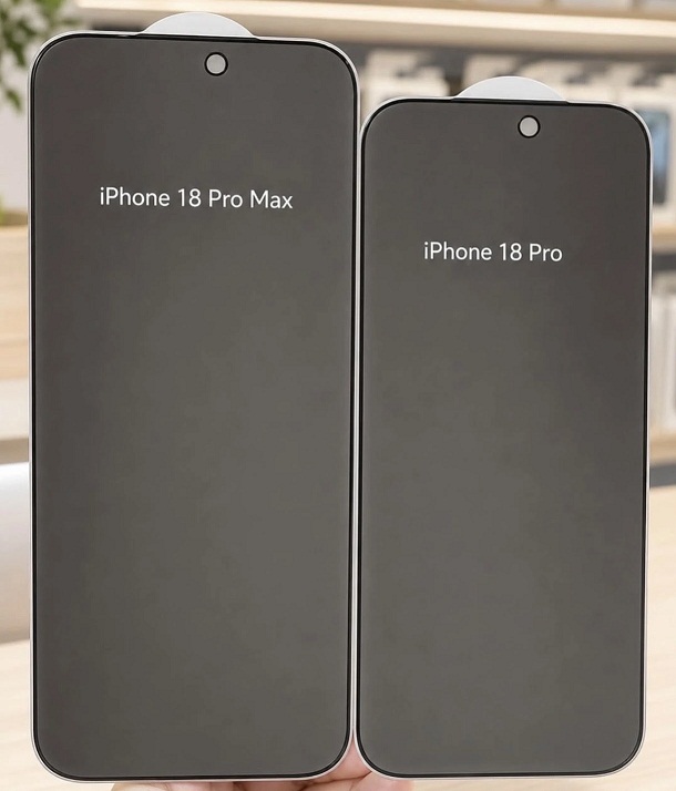 Mô hình iPhone 18 Pro và Pro Max (Ảnh: Internet)
