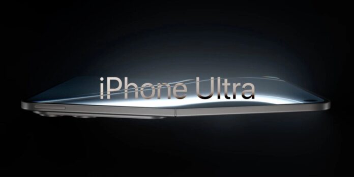 Hình ảnh dự đoán iPhone màn hình gập của Apple (Ảnh: Internet)
