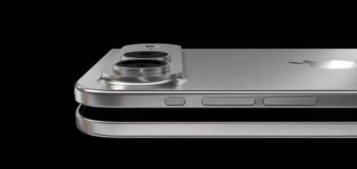 Hình ảnh dự đoán iPhone màn hình gập của Apple (Ảnh: Internet)