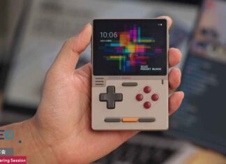 Hình ảnh chính thức máy chơi game AYANEO Pocket Block (Ảnh: Internet)
