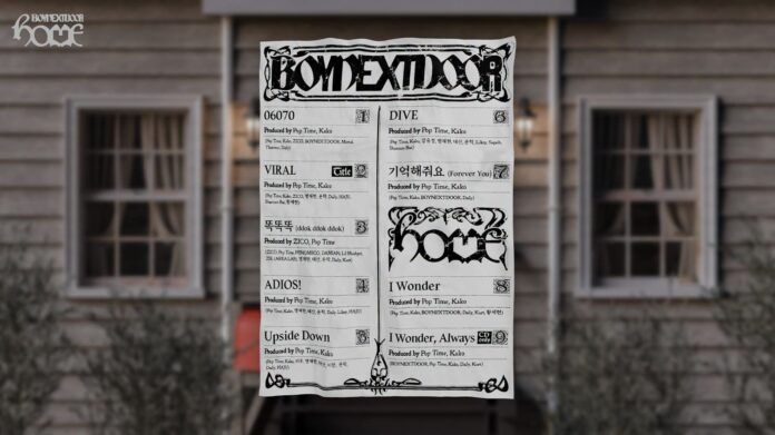 BOYNEXTDOOR tung tracklish của full album "HOME" (Ảnh: Internet)