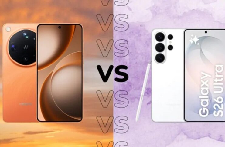 Điện thoại OPPO Find X9 Ultra và Galaxy S26 Ultra (Ảnh: Internet)