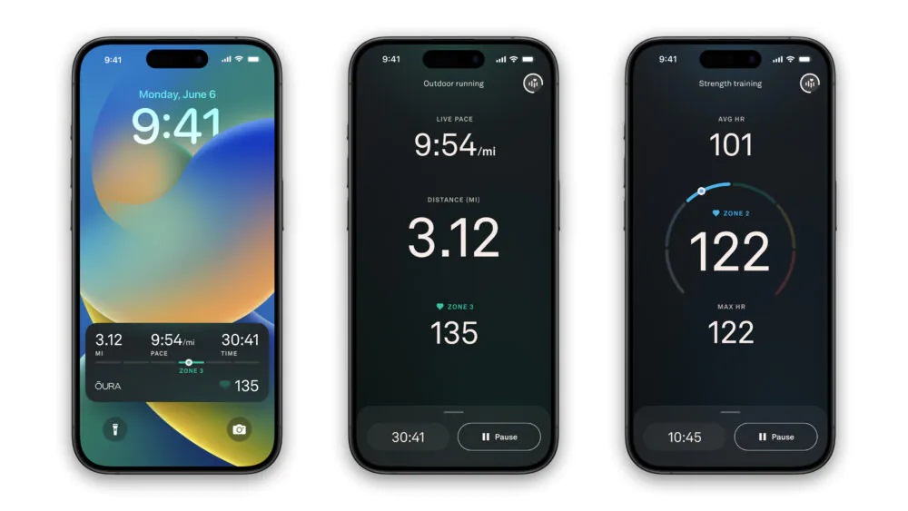 Tính năng Hoạt động Trực tiếp của Oura (Ảnh: Internet)