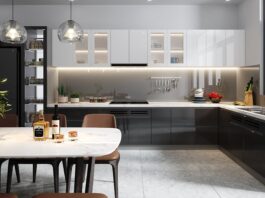Giữ phần trên tủ bếp càng thoáng càng tốt