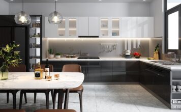 Giữ phần trên tủ bếp càng thoáng càng tốt