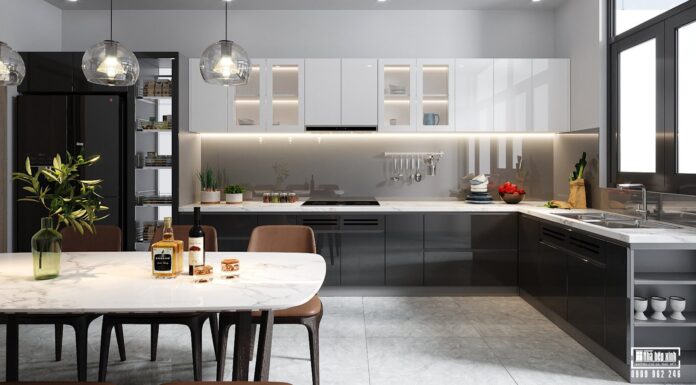 Giữ phần trên tủ bếp càng thoáng càng tốt