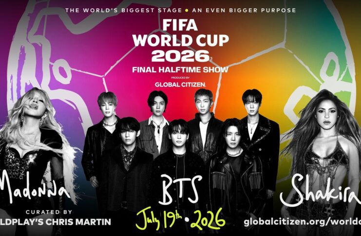 BTS xác nhận biểu diễn tại chung kết World Cup 2026, sân khấu giữa hiệp đầu tiên trong lịch sử FIFA gây bùng nổ BTS, Madonna và Shakira
